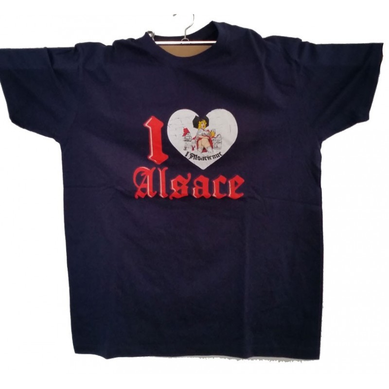 T-SHIRT MEN "I lOVE ALSACE"
