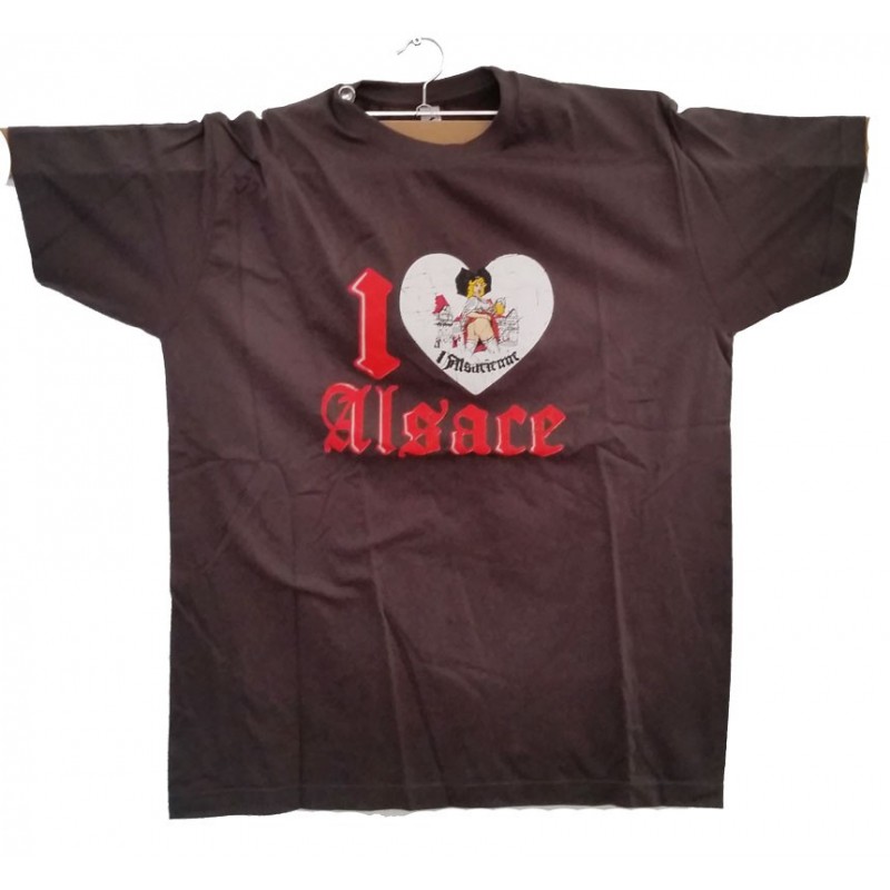 T-SHIRT MEN "I lOVE ALSACE"