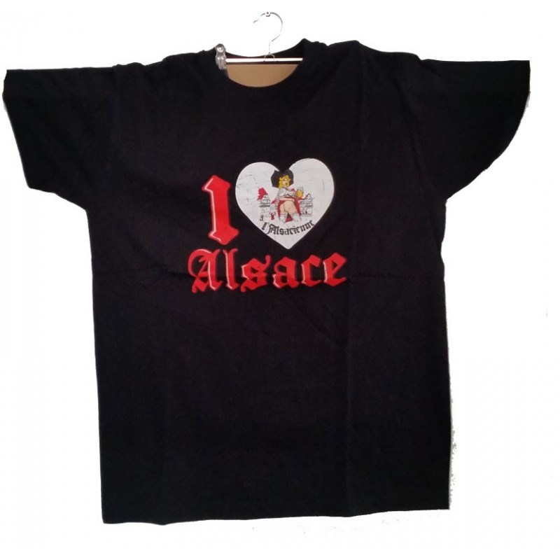T-SHIRT MEN "I lOVE ALSACE"