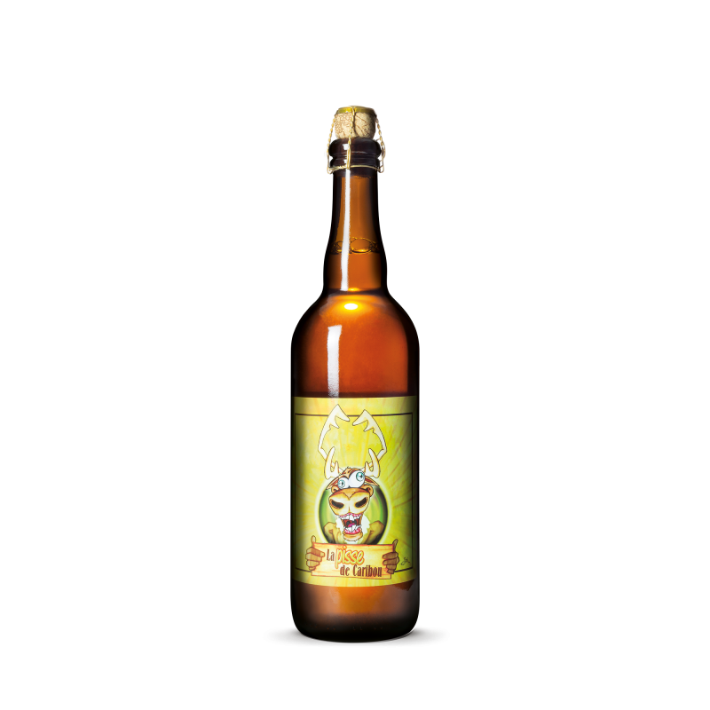 Bière blonde Pisse de Caribou 75cl