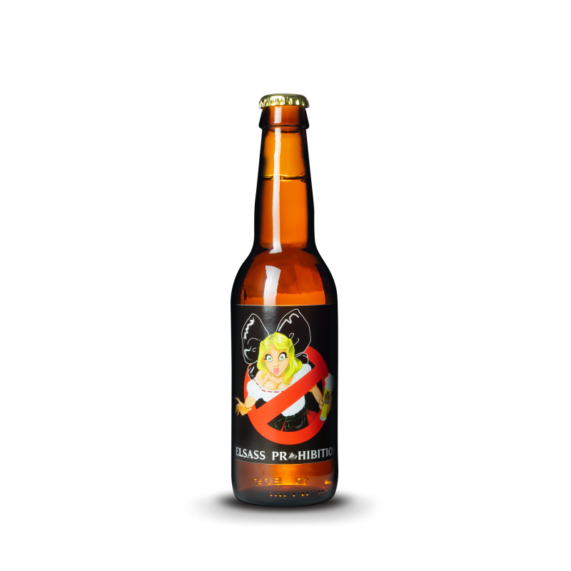 Bière blonde Elsass Prohibition 33cl 6,8° Vol. Alc.