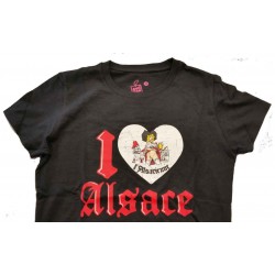 T-SHIRT LADY  "I LOVE ALSACE"