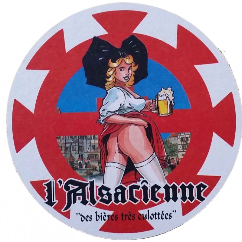 SOUS BOCK ROND L'ALSACIENNE